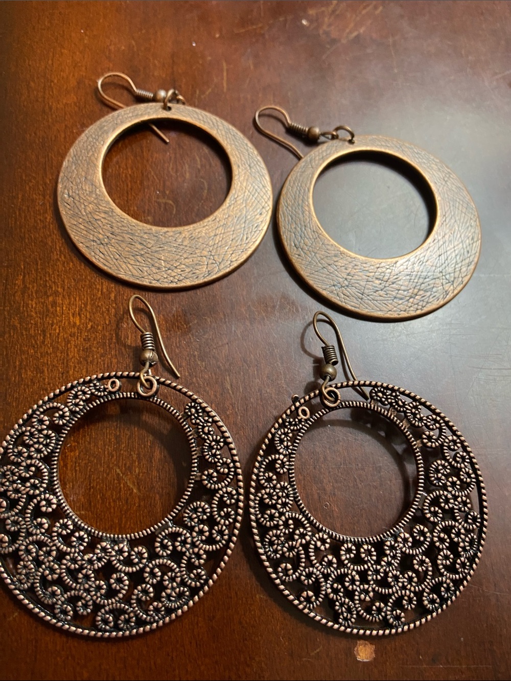 paparazzi Copper-Tone Hoop Earring Set